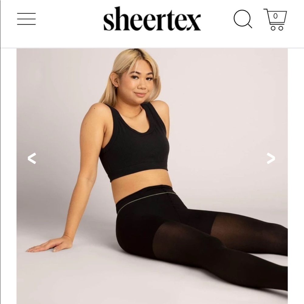 NWT Sheertex Shaping Luxury Semi-Sheer Tights